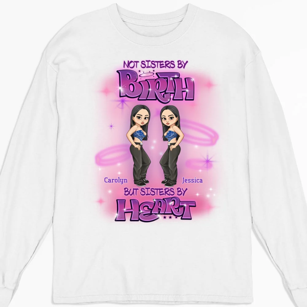 Sister By Heart - Personalized Custom Shirt - Image 10