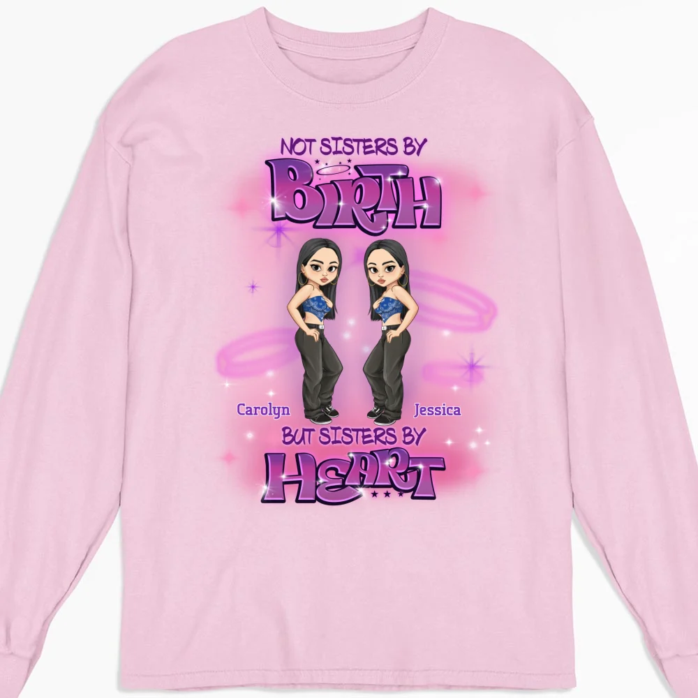 Sister By Heart - Personalized Custom Shirt - Image 12