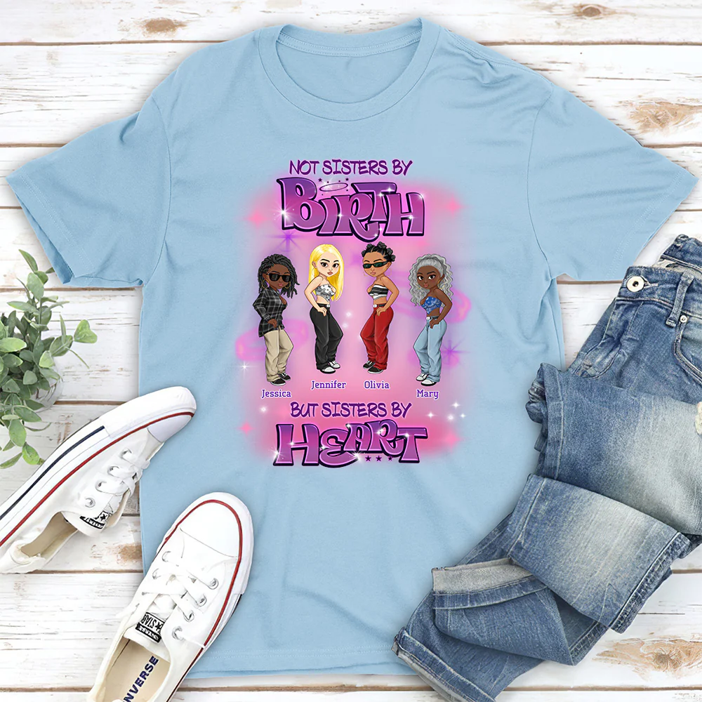 Sister By Heart - Personalized Custom Shirt - Image 2