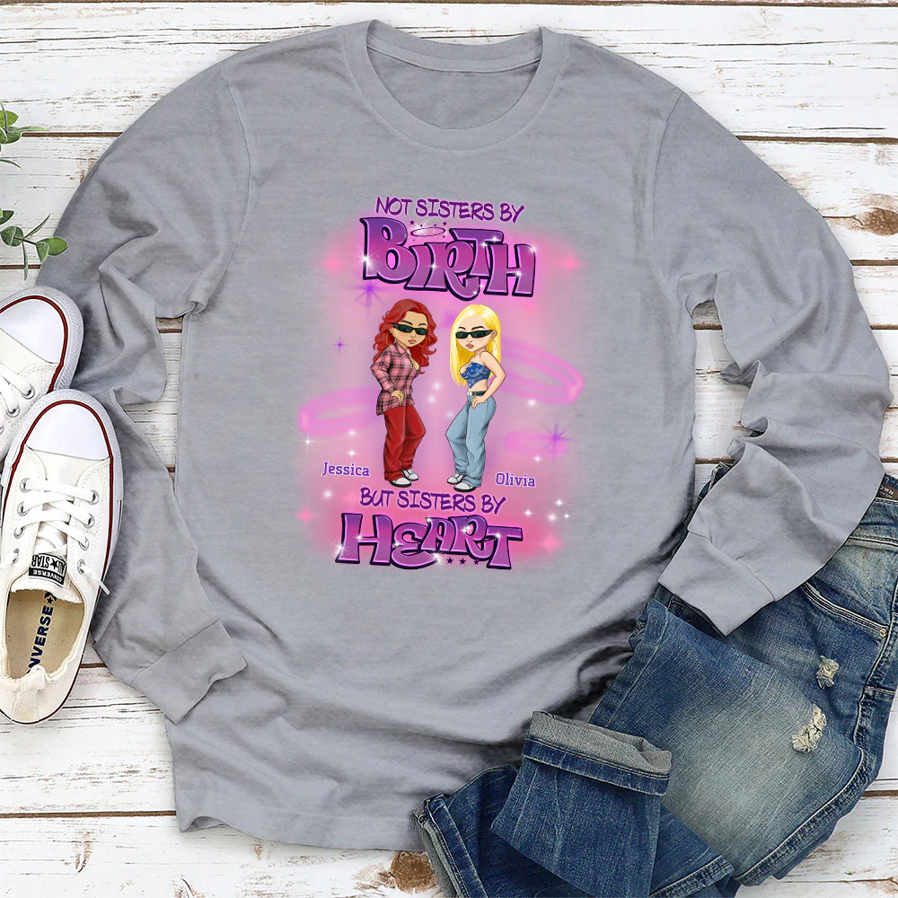 Sister By Heart - Personalized Custom Shirt - Image 4