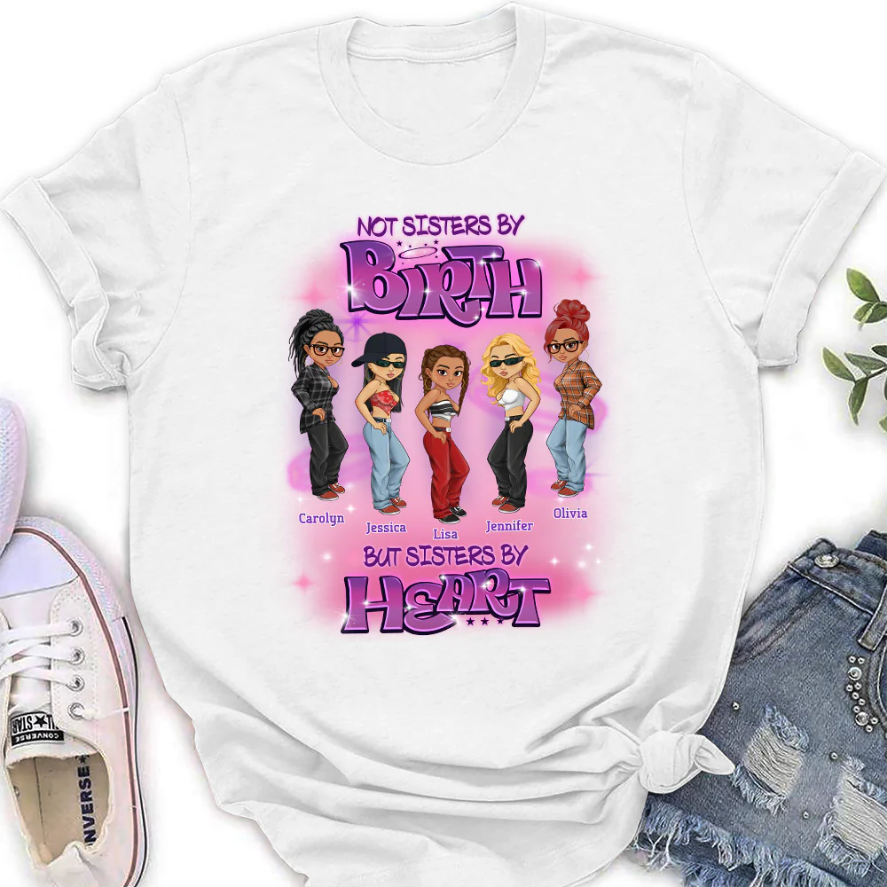 Sister By Heart - Personalized Custom Shirt - Image 5