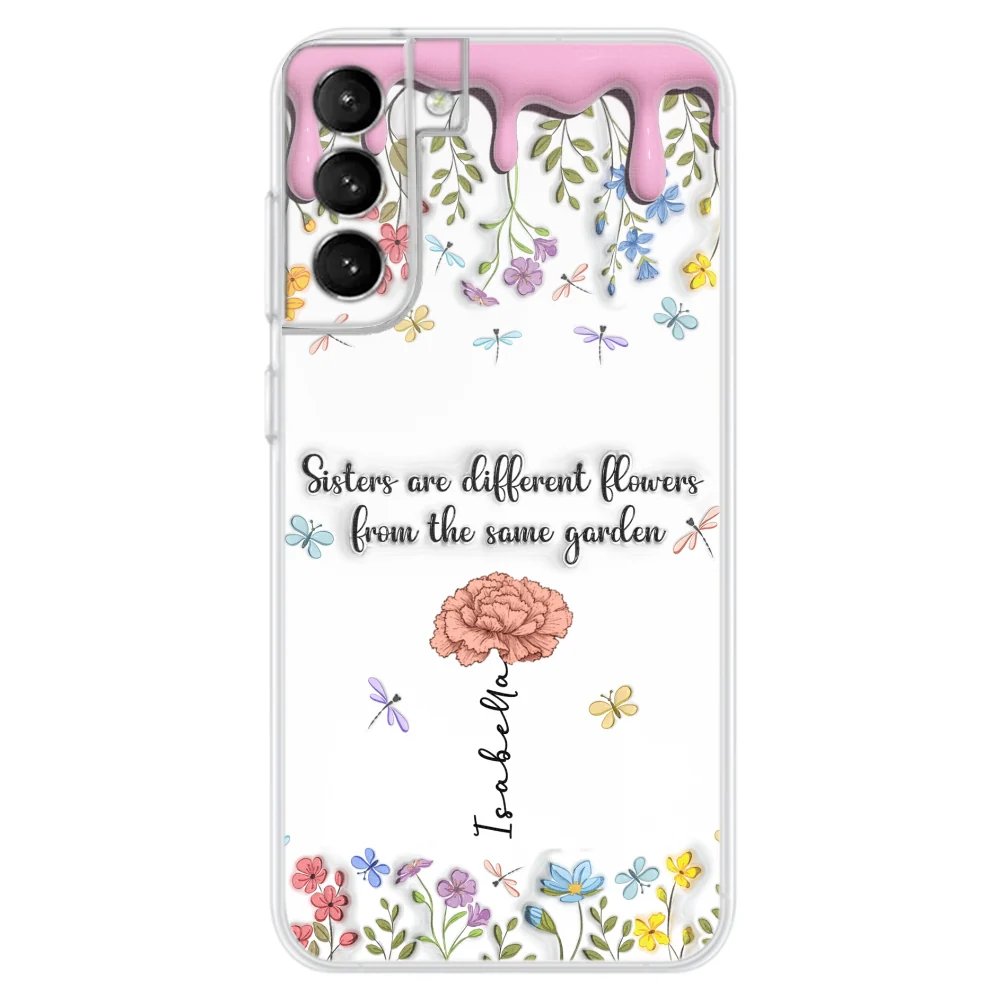 Sisters Are Different Flowers From The Same Garden - Personalized Custom 3D Inflated Effect Phone Case - Image 29