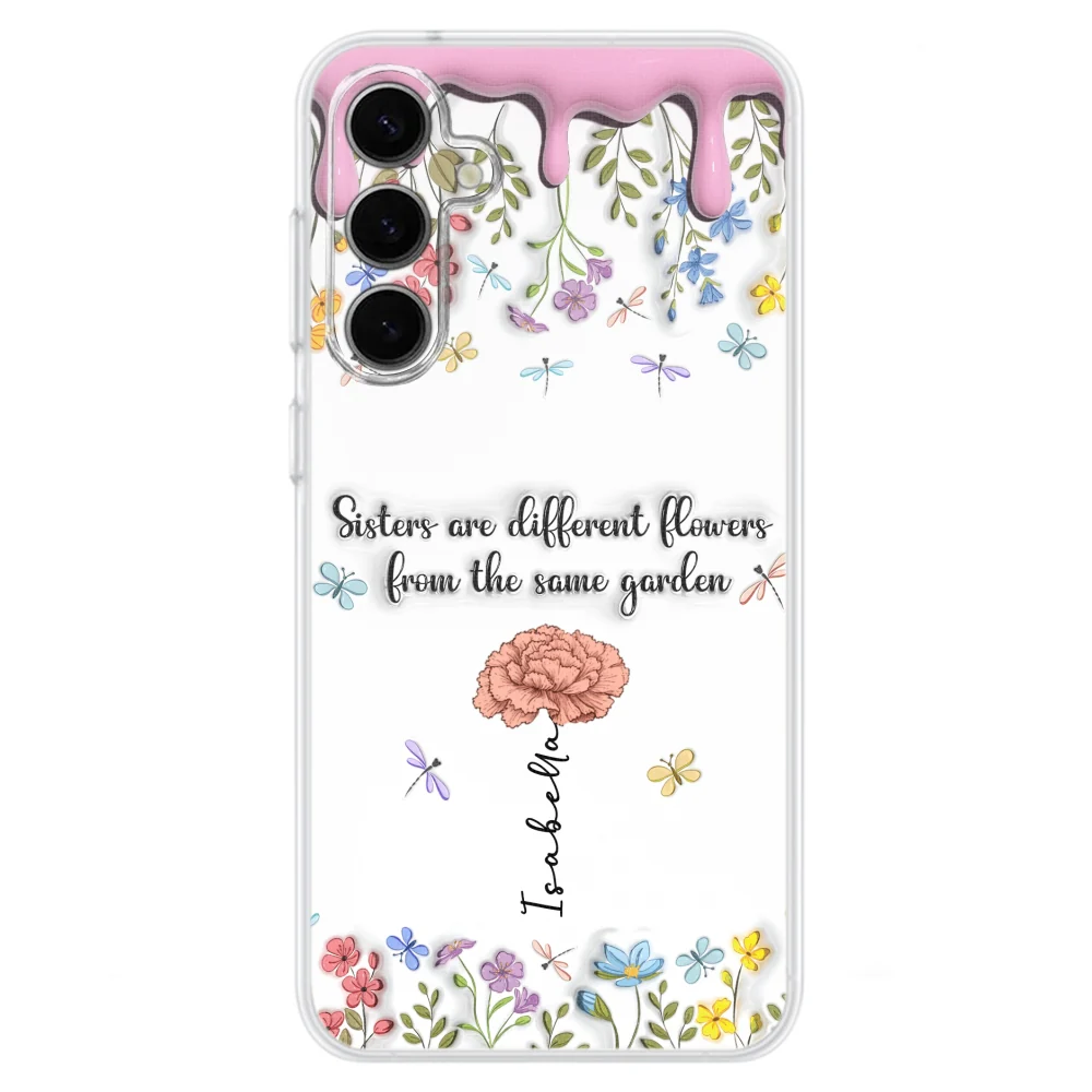 Sisters Are Different Flowers From The Same Garden - Personalized Custom 3D Inflated Effect Phone Case - Image 31