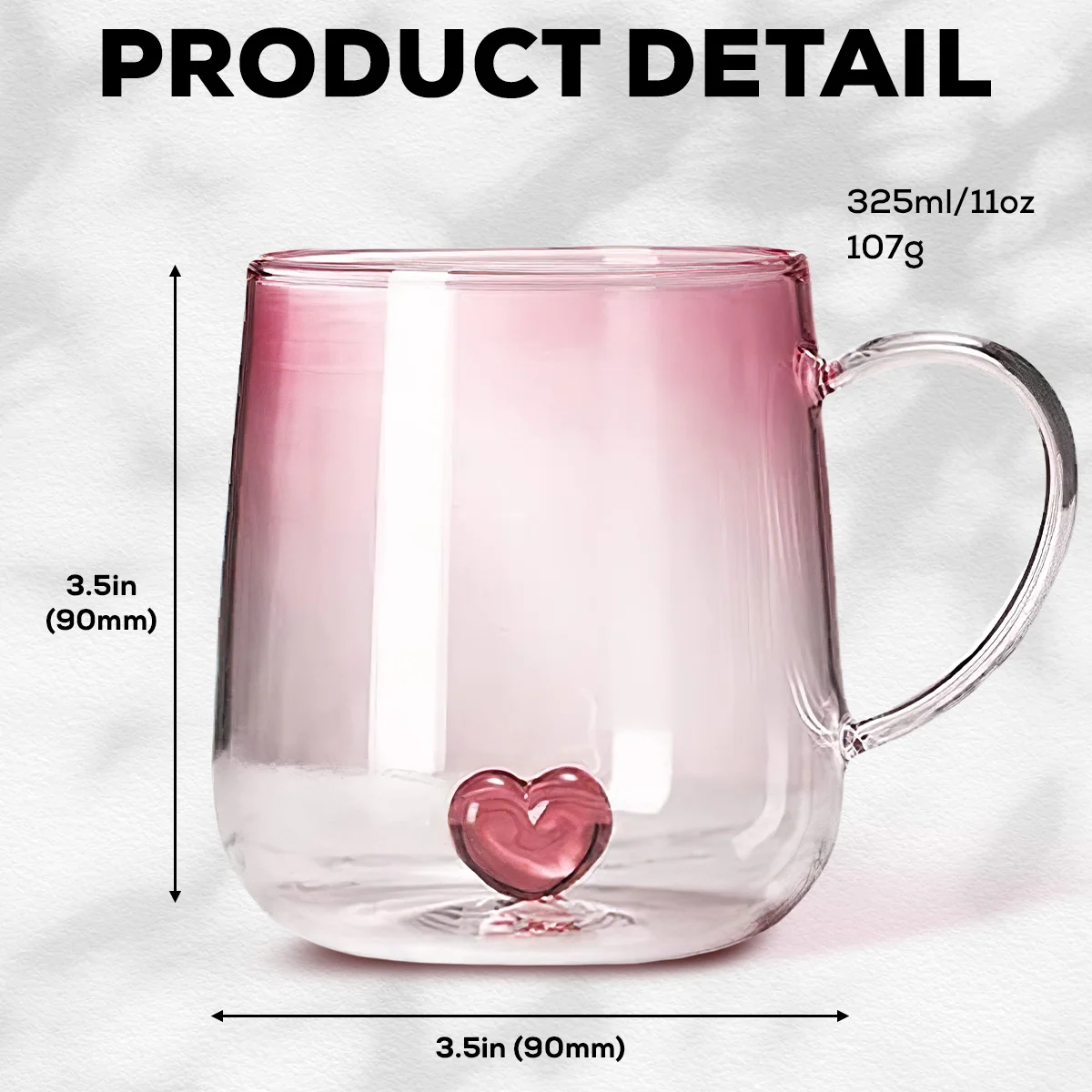 Sisters Are Flowers - Personalized Custom Pink Gradient Glass Mug - Image 5