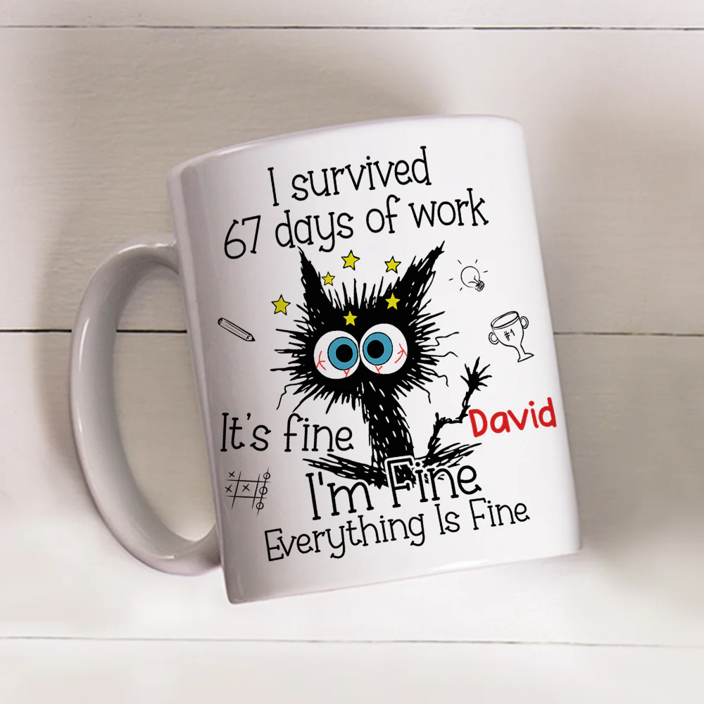 Six Seven Days Of Work - Personalized Custom Coffee Mug - Image 4