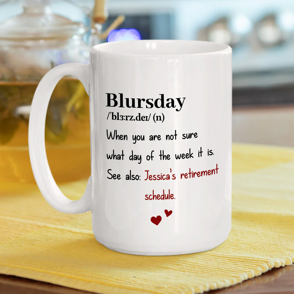 Skipped Mondays Forever And Ever - Personalized Custom Coffee Mug - Image 4
