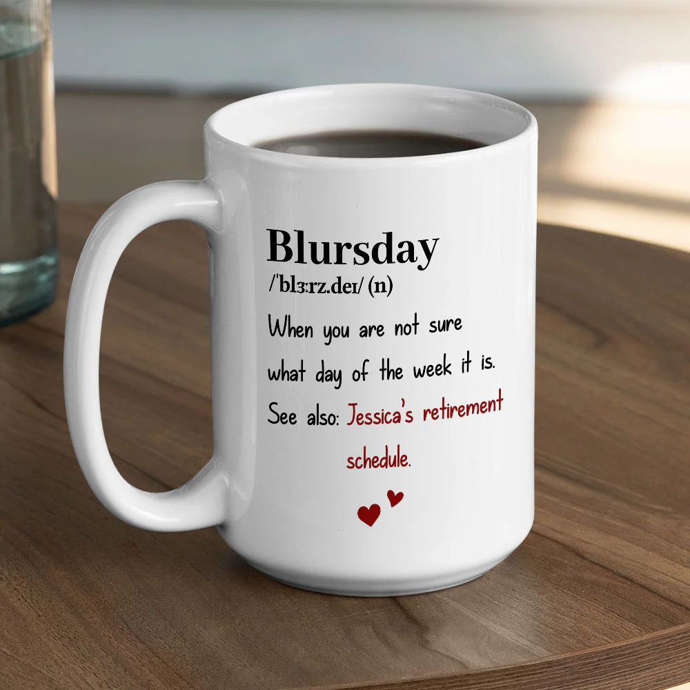 Skipped Mondays Forever And Ever - Personalized Custom Coffee Mug - Image 5