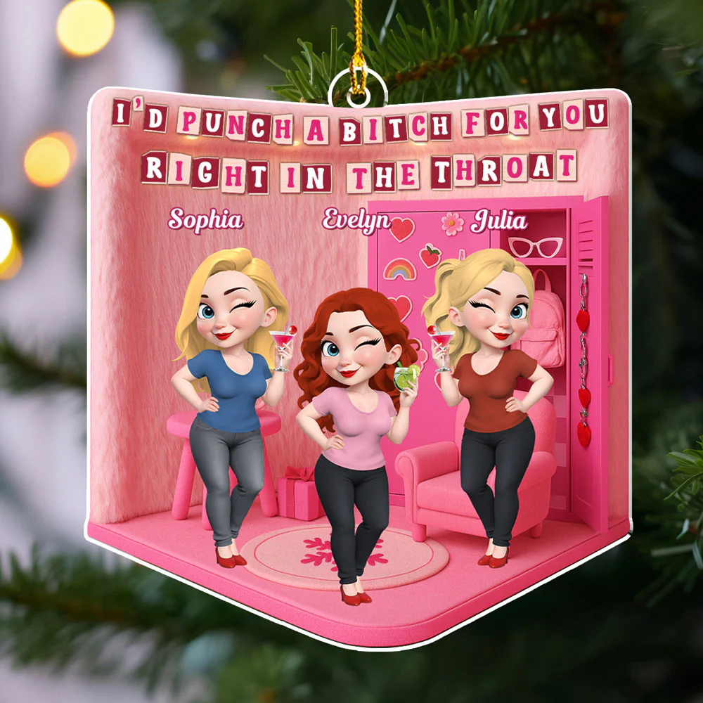 Slay All Day Station - Personalized Custom Acrylic Ornament - Image 2