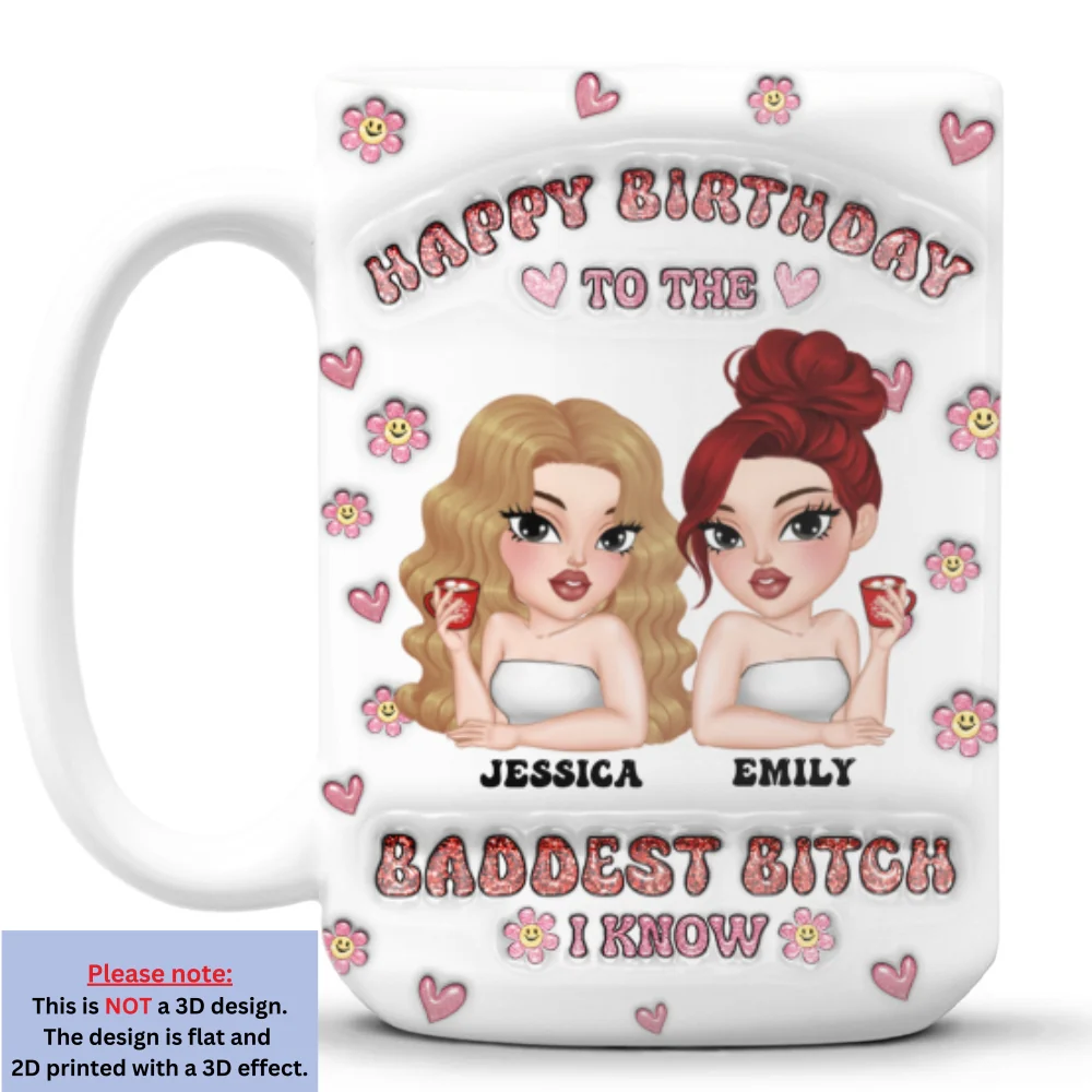 Slaying Every Year- Personalized Custom 3D Inflated Effect Mug - Image 8