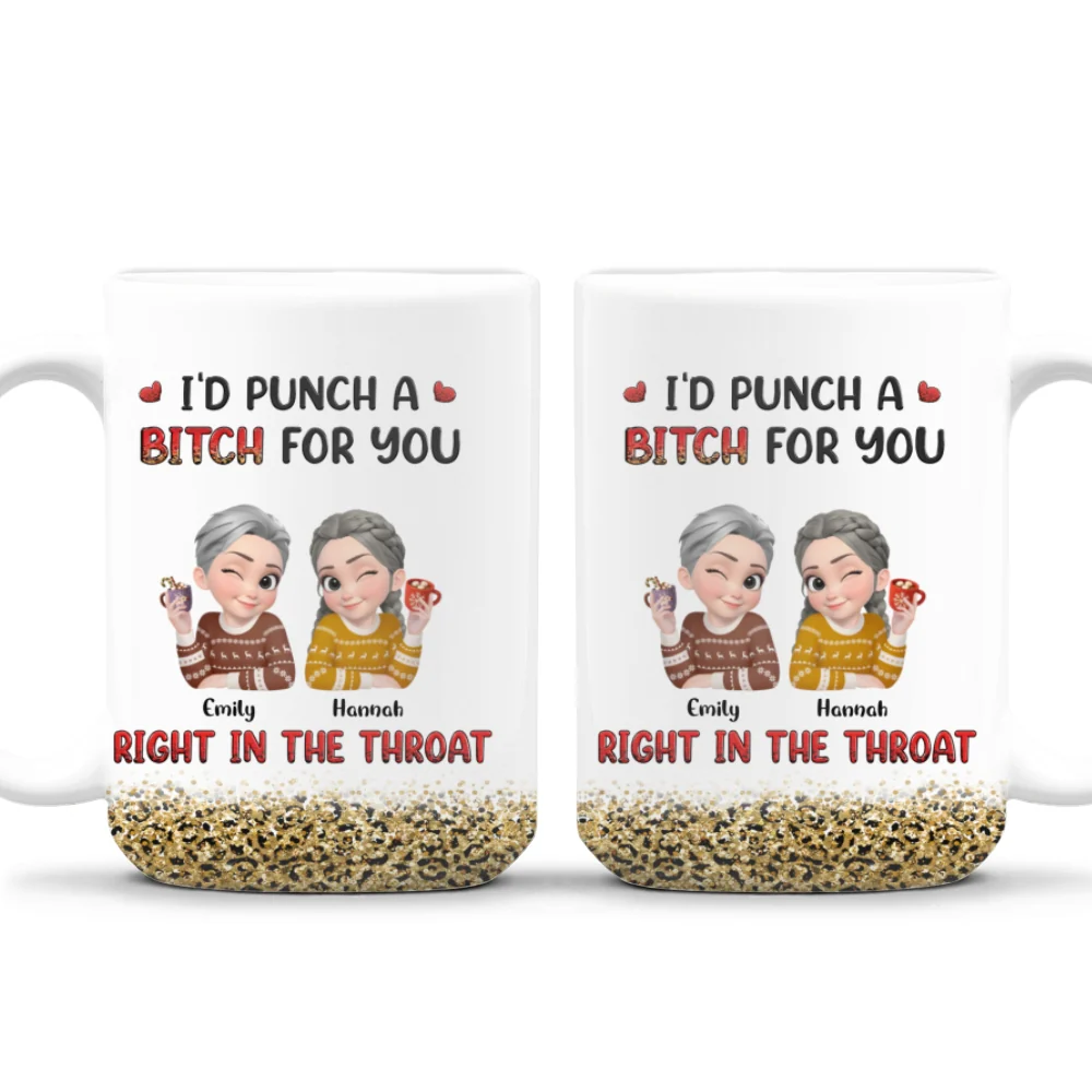 Slightly Unstable Bestie - Personalized Custom Coffee Mug - Image 10