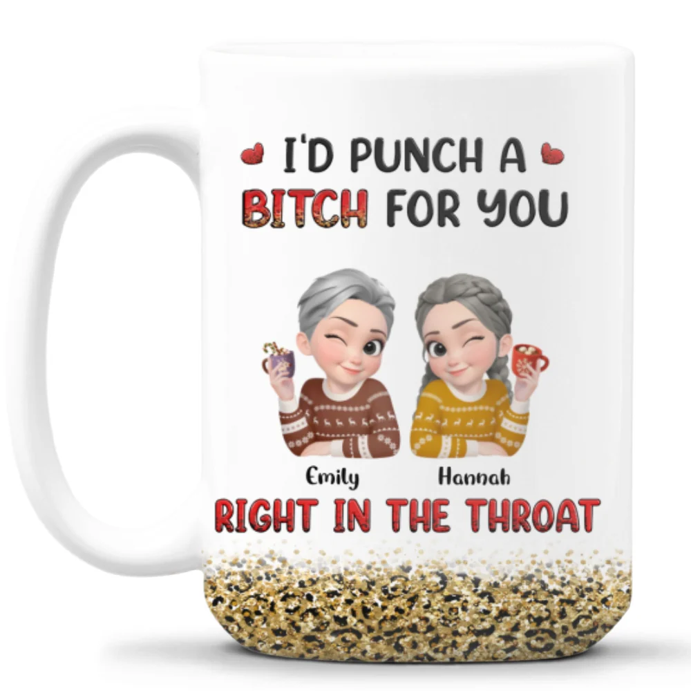 Slightly Unstable Bestie - Personalized Custom Coffee Mug - Image 9