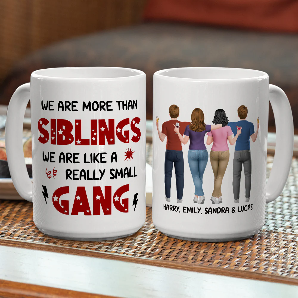 Small Gang - Personalized Custom Coffee Mug - Image 3