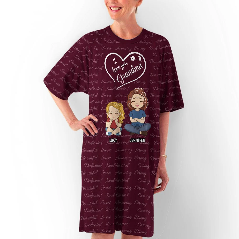 So Much Love For Grandma - Personalized Custom 3/4 Sleeve Dress - Image 3