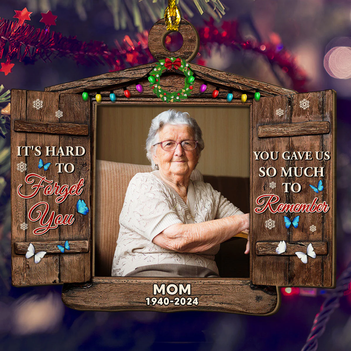 So Much To Remember - Personalized Custom Wood Ornament - Image 4