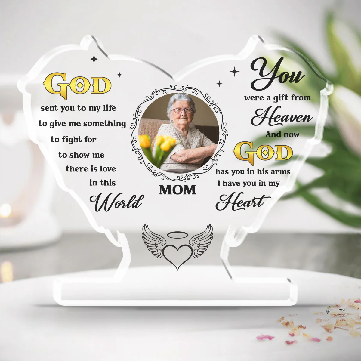 Someone To Fight For - Personalized Custom Acrylic Plaque