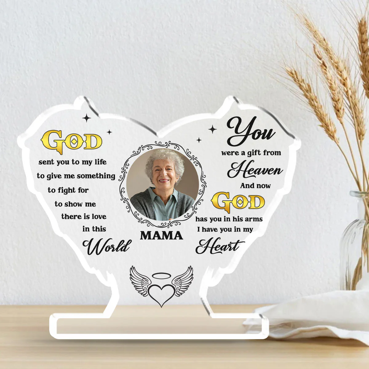 Someone To Fight For - Personalized Custom Acrylic Plaque - Image 4
