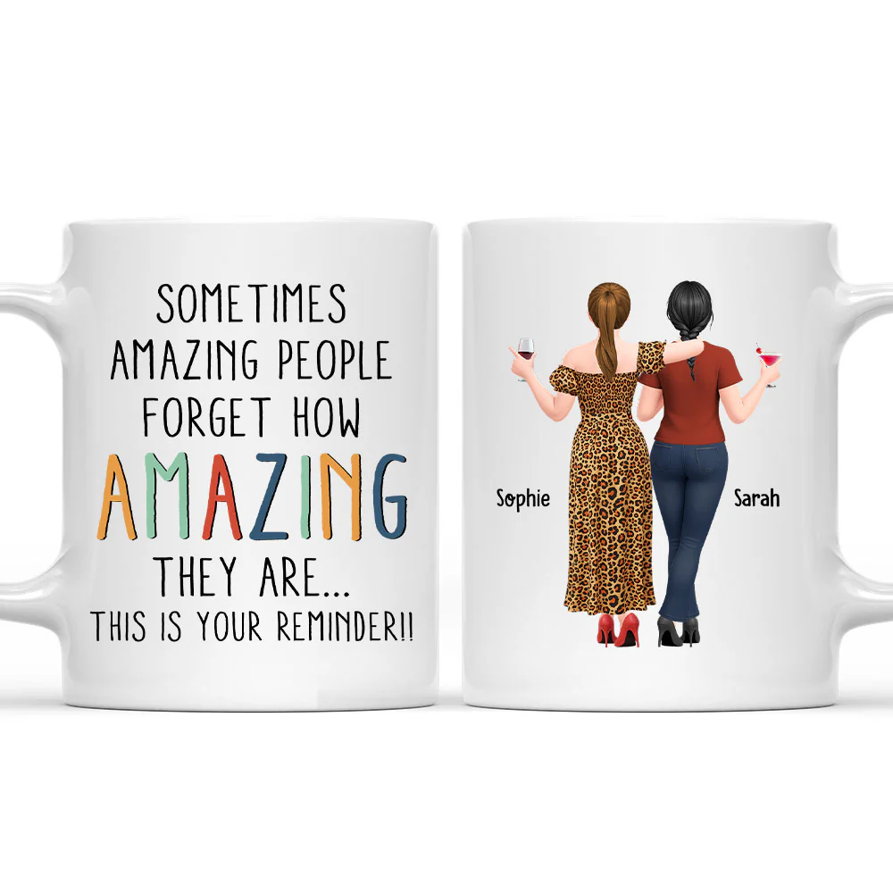 Sometimes Amazing People - Personalized Custom Coffee Mug