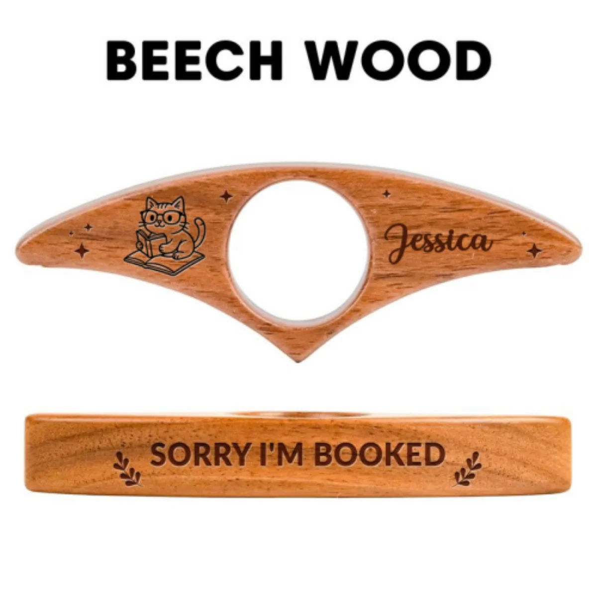 Sorry I Am Booked - Personalized Custom Book Page Holder - Image 9