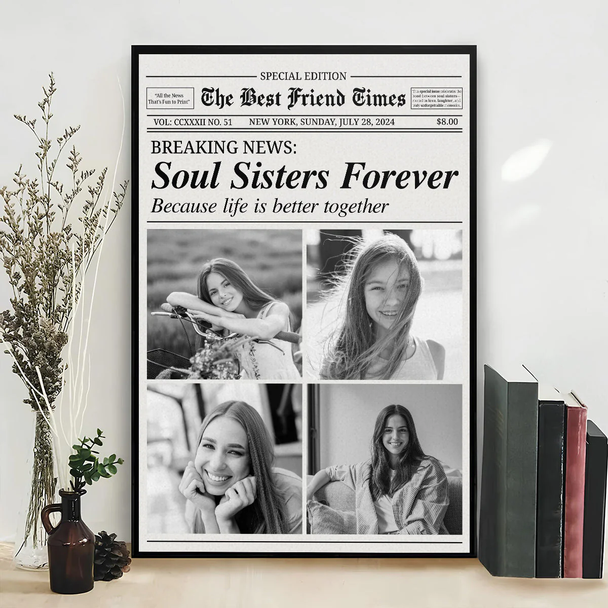 Soul Sisters Forever - Personalized Custom Poster - Image 4