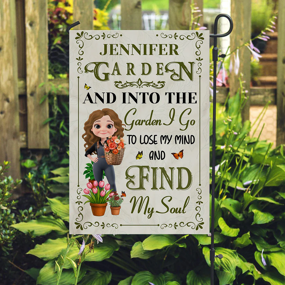 Soulful Garden - Personalized Custom Flag - Image 5