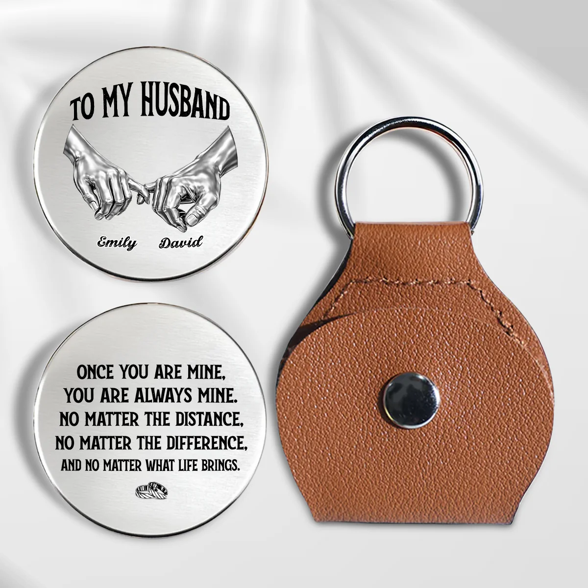 Soulmate Couple - Personalized Custom Pocket Hug
