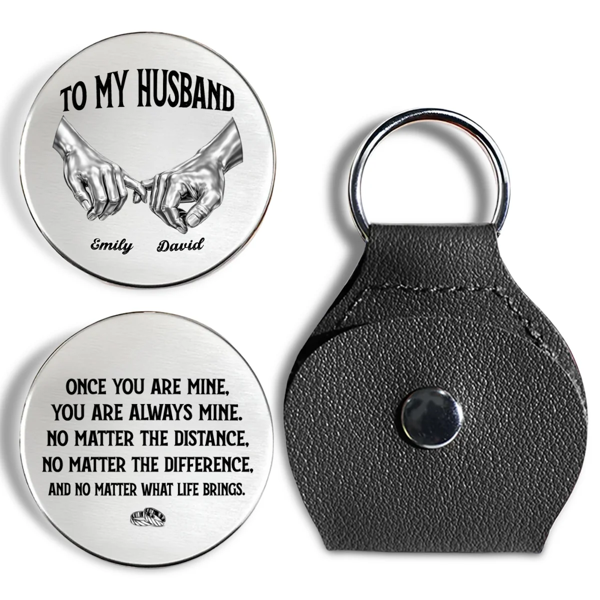 Soulmate Couple - Personalized Custom Pocket Hug - Image 7