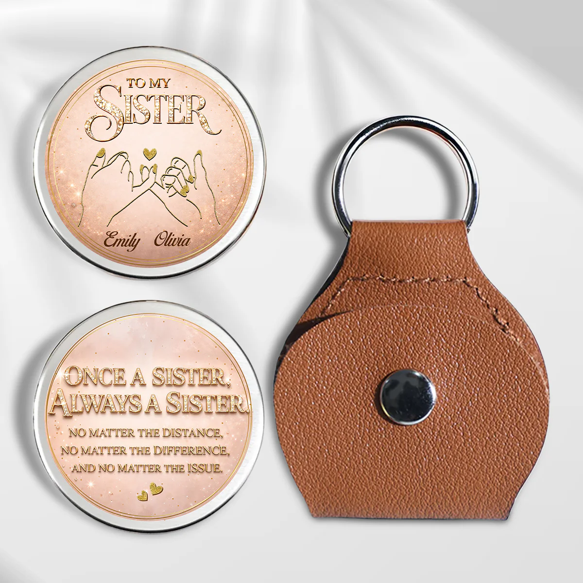 Soulmate Sister - Personalized Custom Pocket Hug