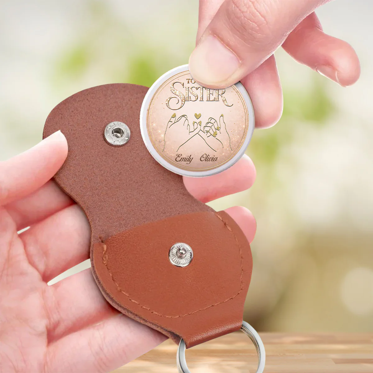 Soulmate Sister - Personalized Custom Pocket Hug - Image 3