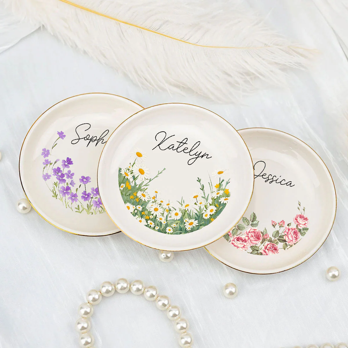 Soulmates For Life - Personalized Custom Jewelry Dish - Image 5