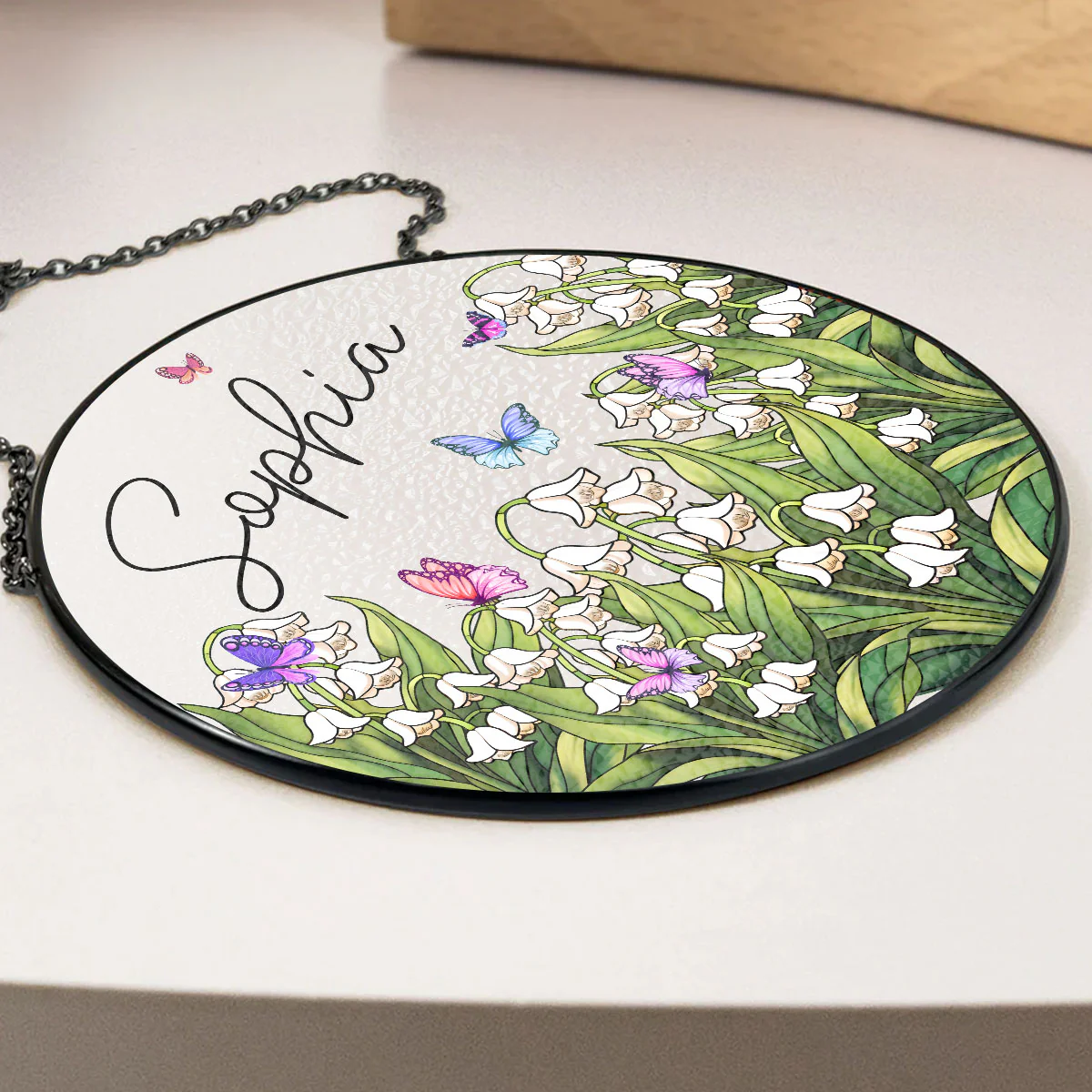 Soulmates For Life - Personalized Custom Window Hanging Suncatcher - Image 3