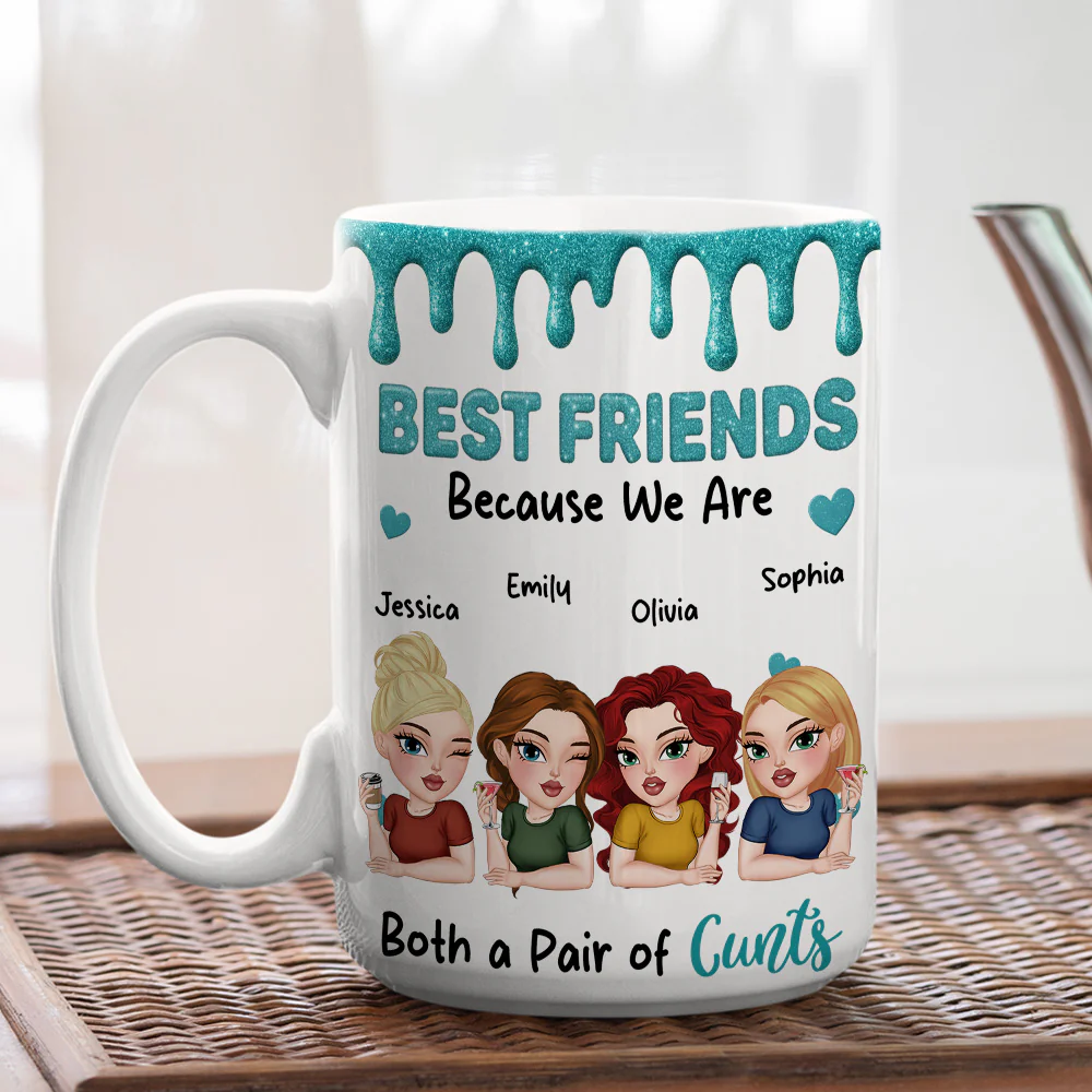 Soulmates For Stupid Fun Stuff - Personalized Custom Coffee Mug - Image 6