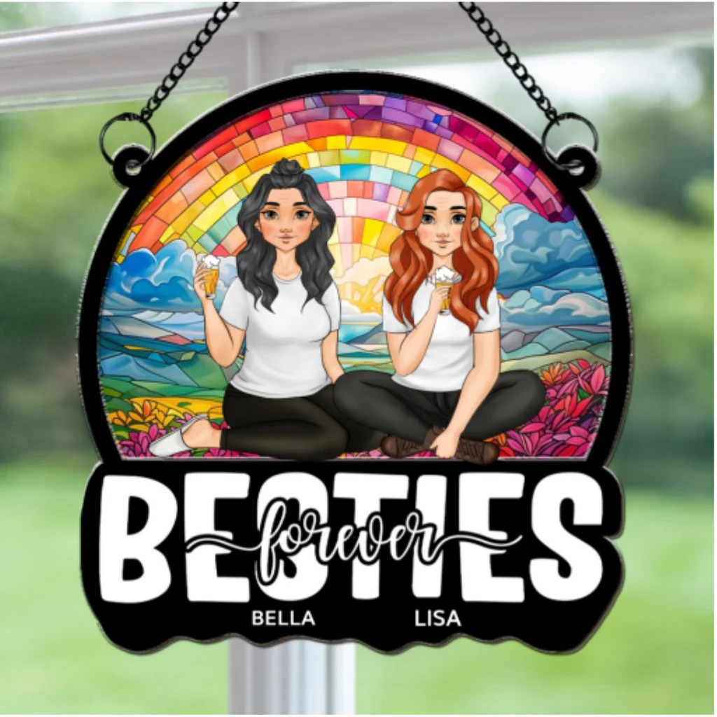 Soulmates - Personalized Custom Suncatcher - Image 6