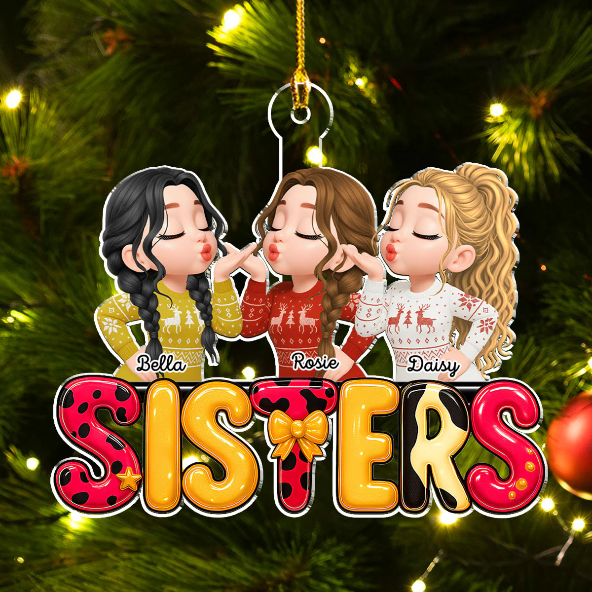 Special Friends - Personalized Custom Acrylic Ornament - Image 5