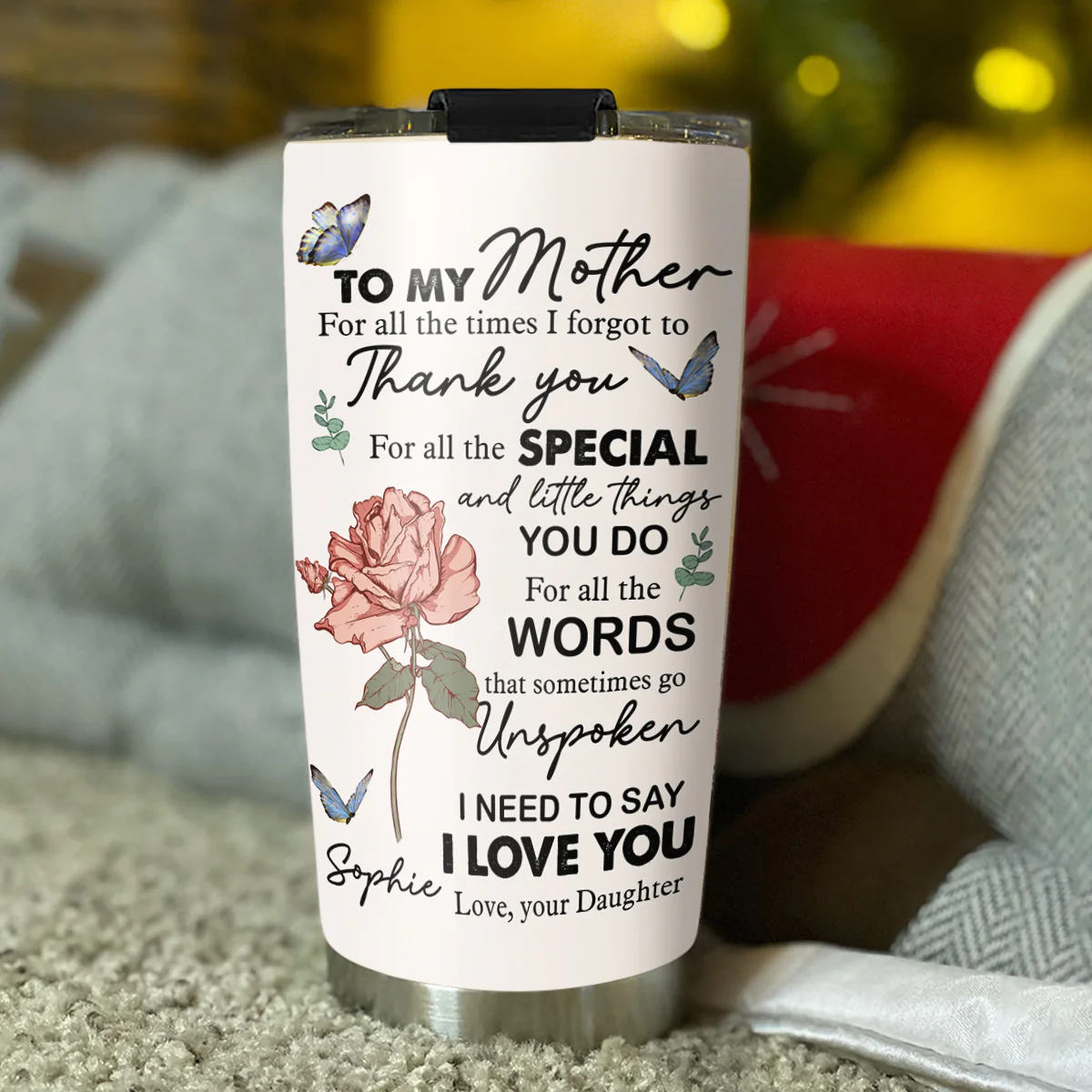 Special Mom Special Love - Personalized Custom Tumbler - Image 3