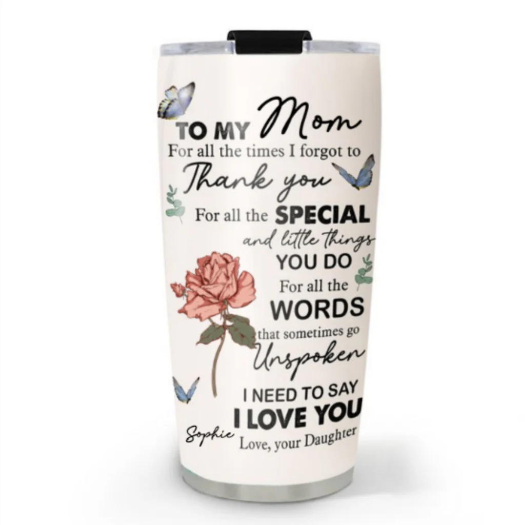 Special Mom Special Love - Personalized Custom Tumbler - Image 6