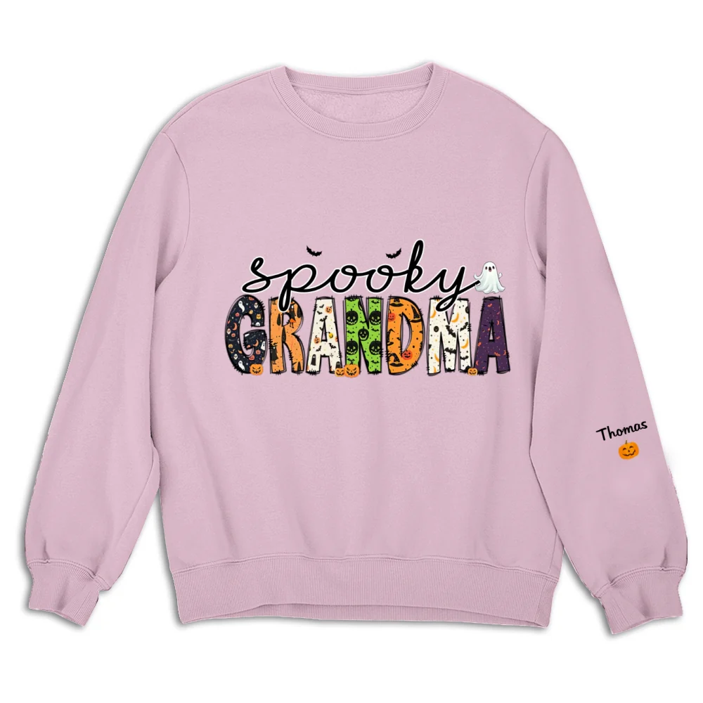 Spooky Grandma - Personalized Custom Sweatshirt - Image 8