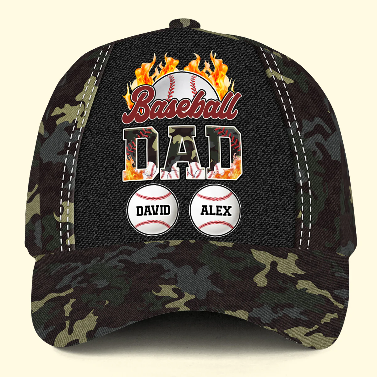 Sport Dad - Personalized Custom Classic Cap - Image 2