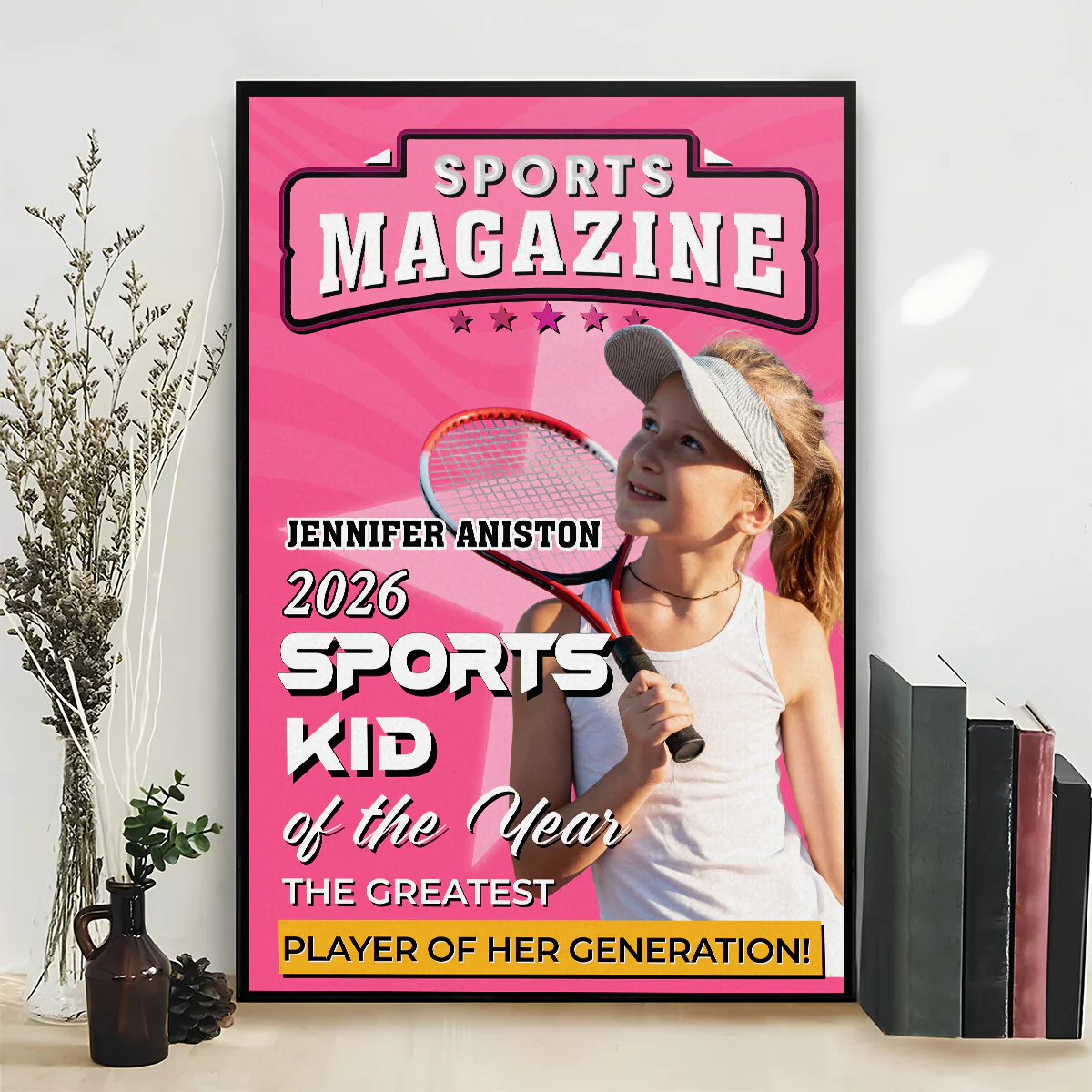 Sports Kid Of The Year - Personalized Custom Poster - Image 3