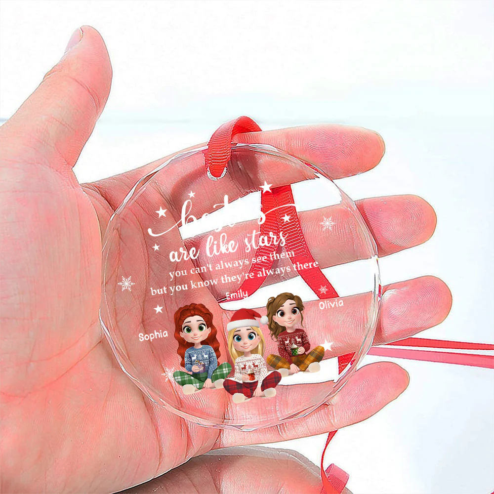 Starlight - Personalized Custom Glass Ornament - Image 4