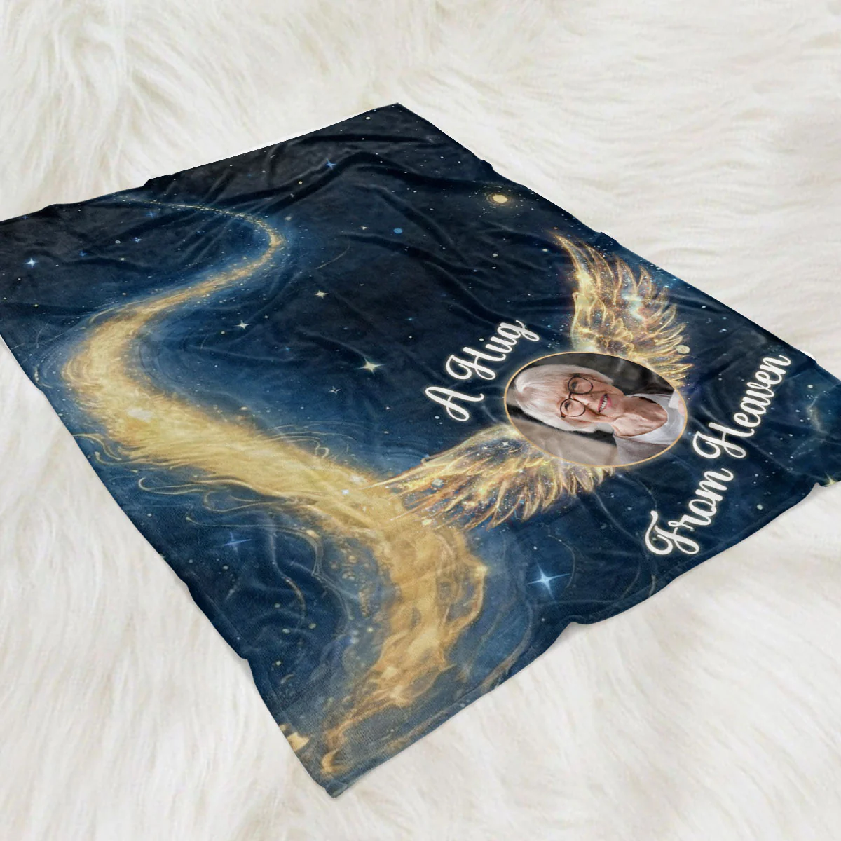 Starry Nights - Personalized Custom Fleece Blanket - Image 2