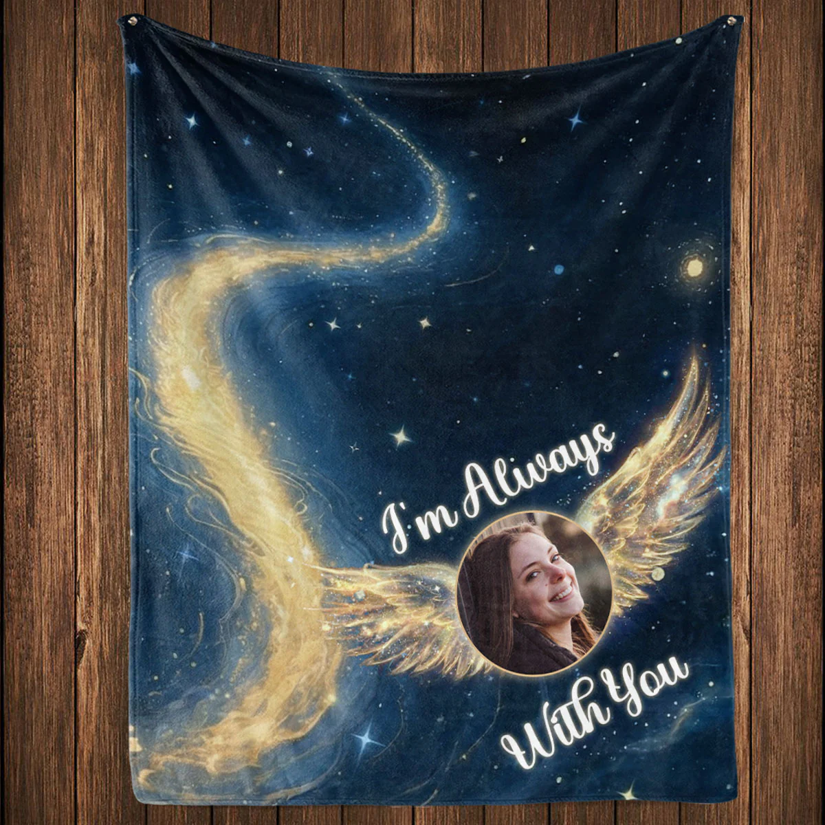 Starry Nights - Personalized Custom Fleece Blanket - Image 4