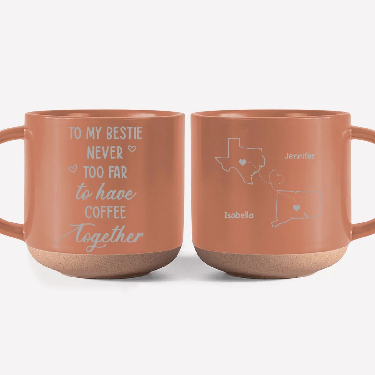 Still Having Coffee Together - Personalized Custom Engraved Pottery Mug - Image 8