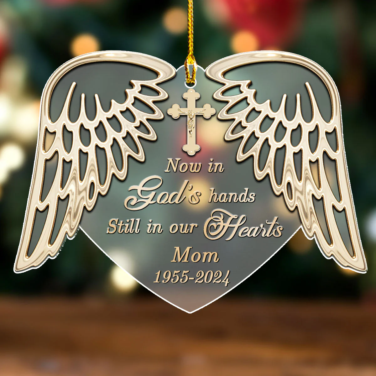 Still In My Heart - Personalized Custom Frosted Acrylic Ornament - Image 4