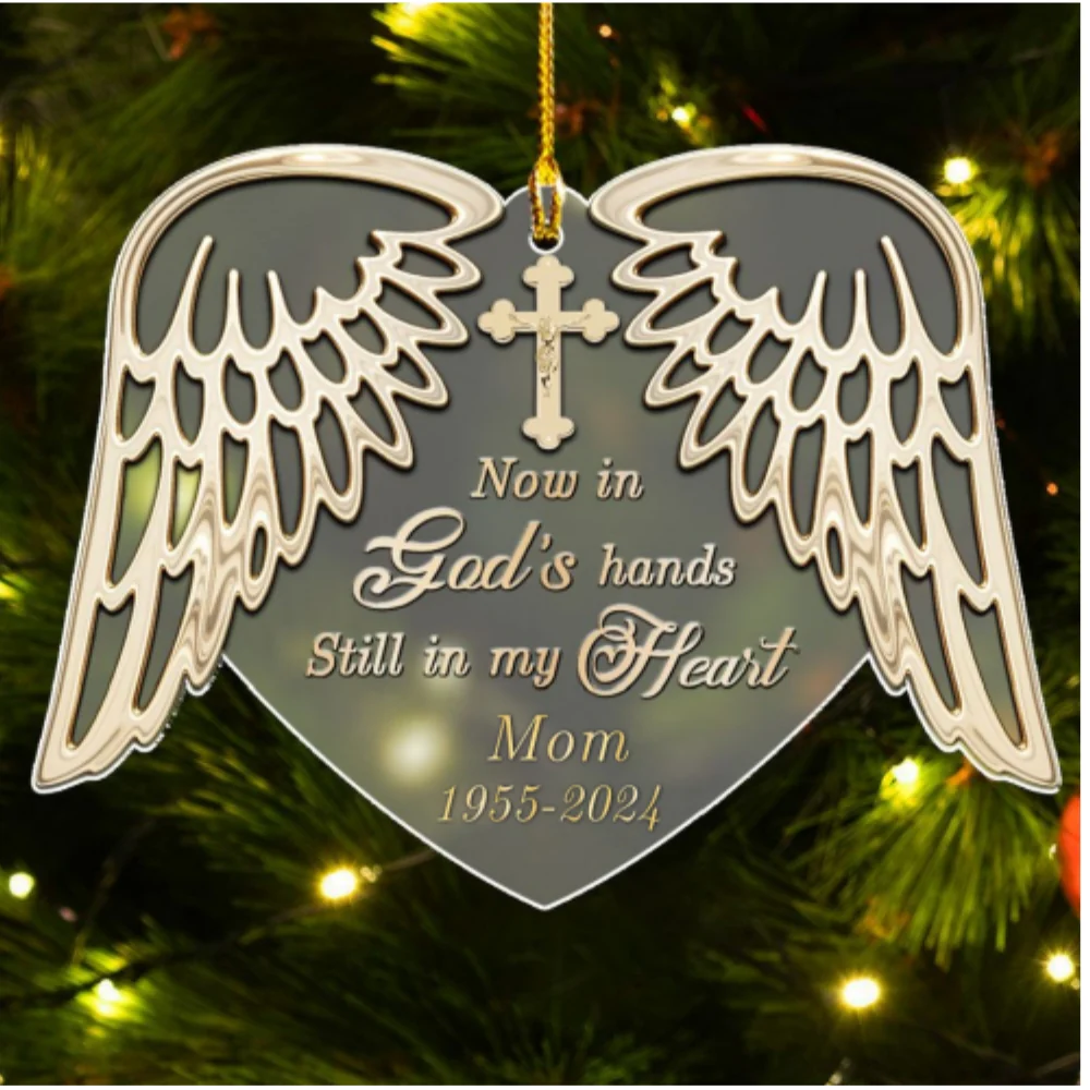 Still In My Heart - Personalized Custom Frosted Acrylic Ornament - Image 5