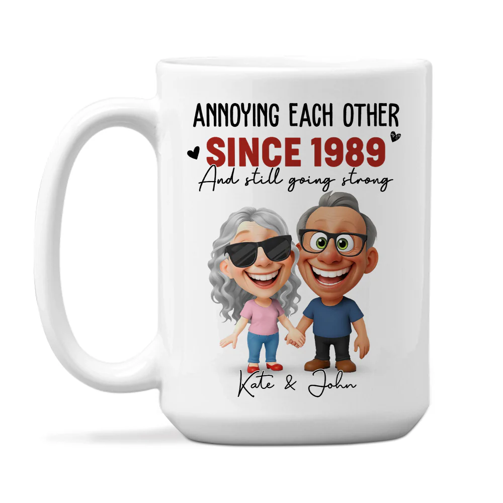 Still Laughing Still Loving Always - Personalized Custom Coffee Mug - Image 2