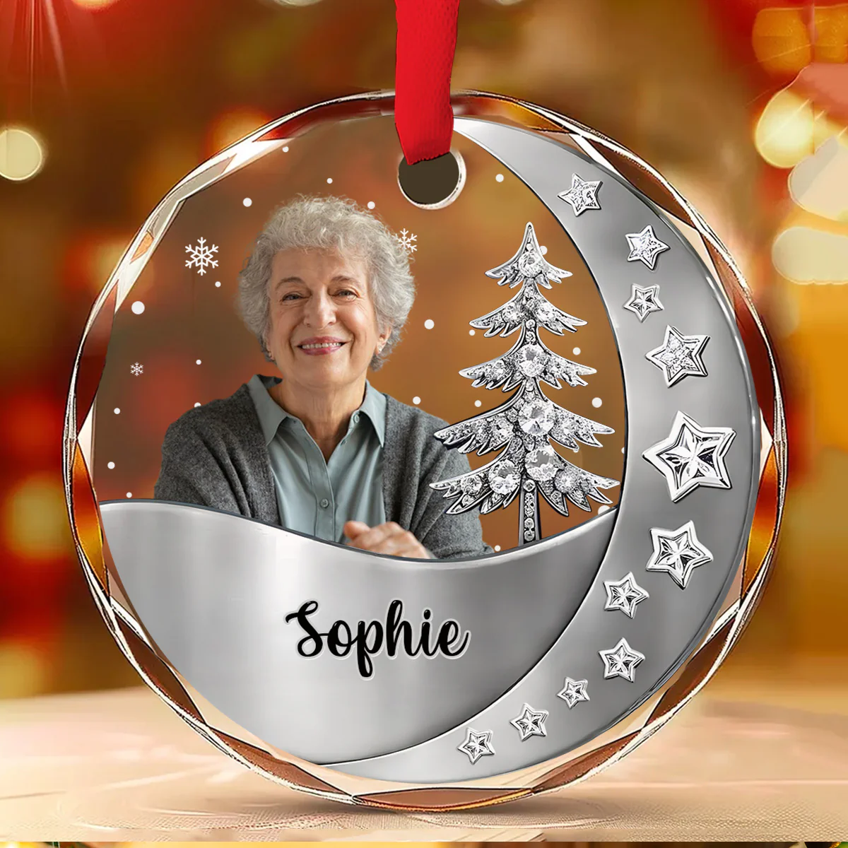 Still With You - Personalized Custom 3D Effect Glass Ornament - Image 3