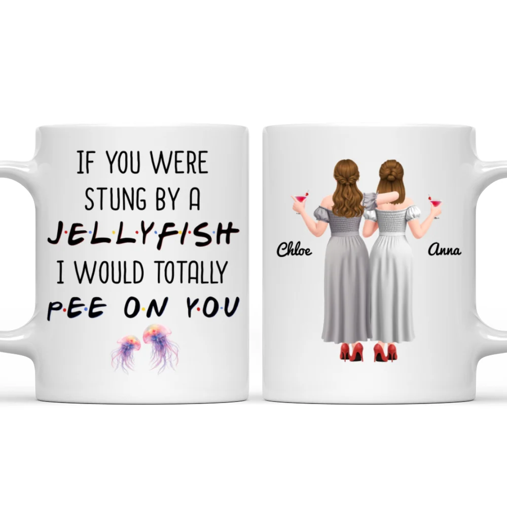 Stung By A Jellyfish - Personalized Custom Coffee Mug - Image 6
