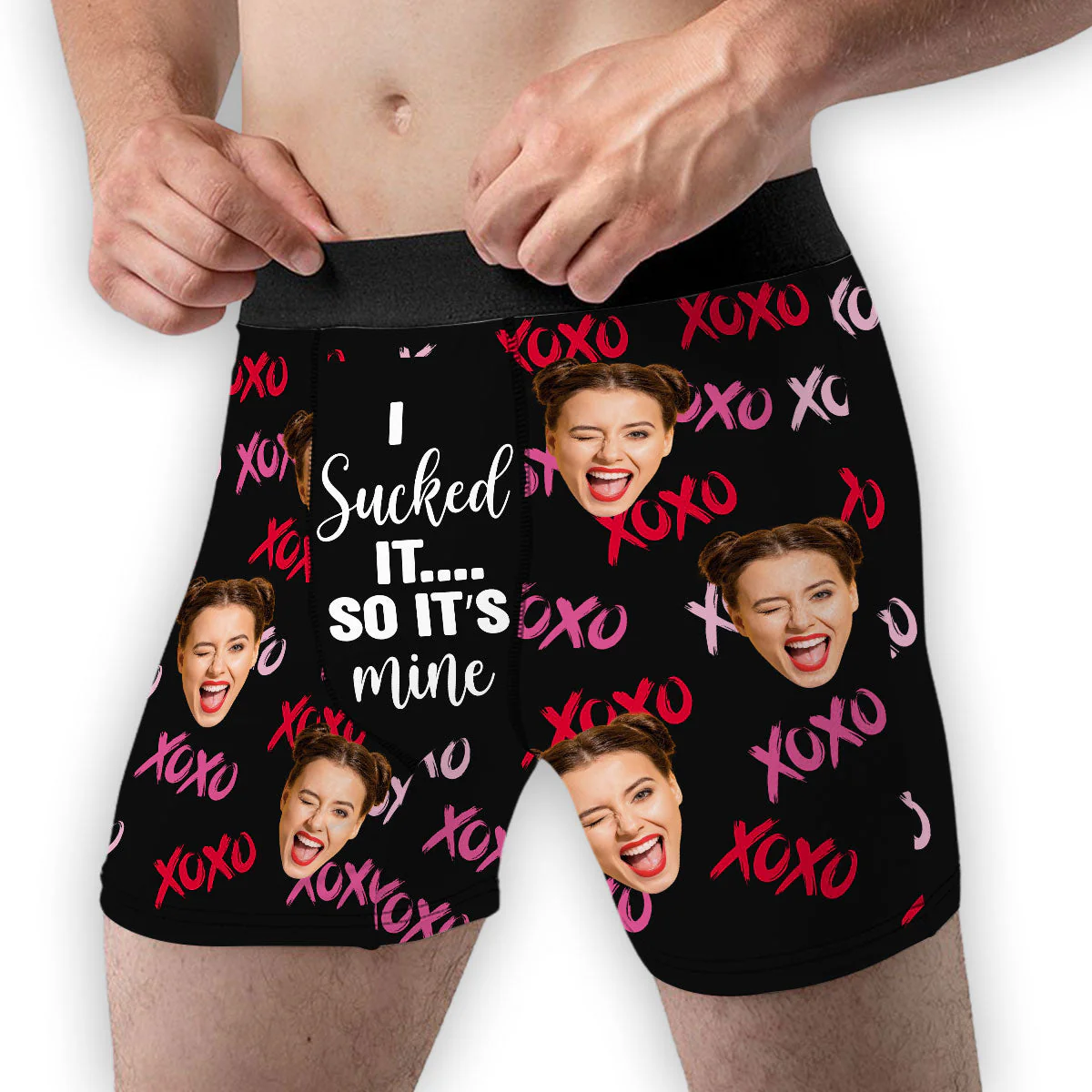 Sucked It - Personalized Photo Men's Boxer Briefs - Image 3