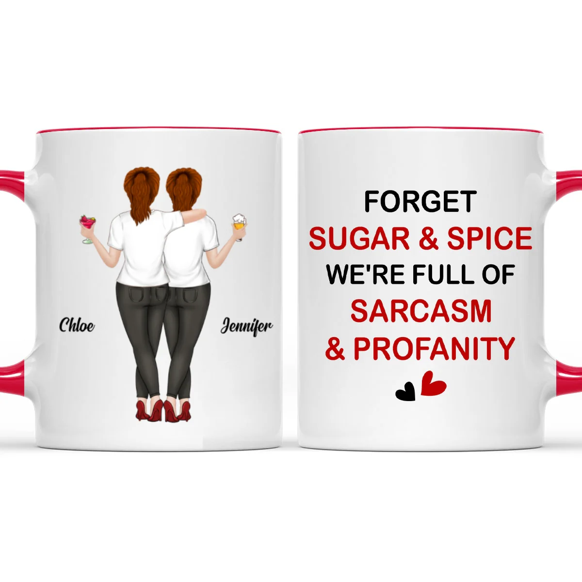 Sugar And Spice - Personalized Custom Accent Mug - Image 8
