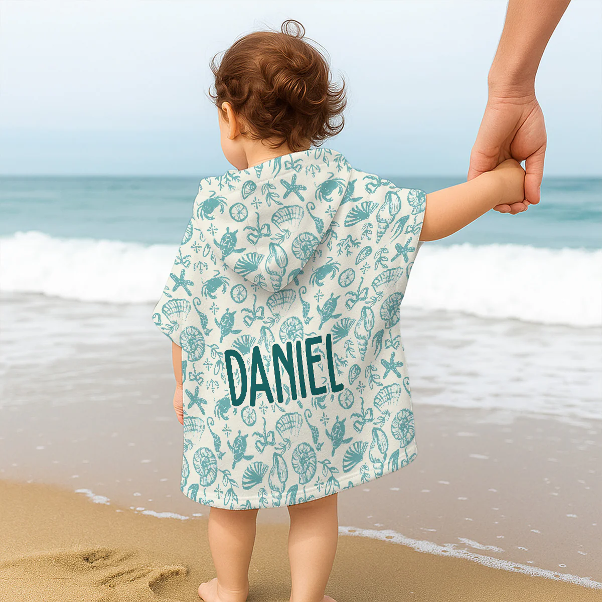 Summer Beach Vacation Holiday - Personalized Custom Hooded Beach Towel - Image 4